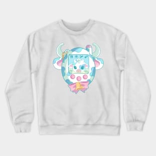 Moolisa Tamagotchi Blue Crewneck Sweatshirt